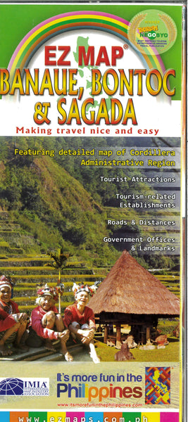 Banaue, Bontoc, & Sagada Tourist Map United Tourist Promotions