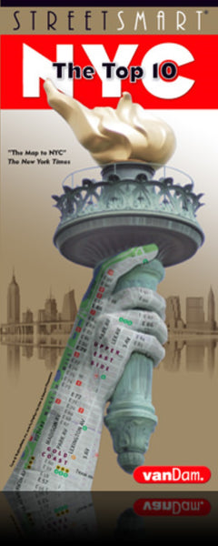 NYC Top Ten StreetSmart Map VanDam Maps