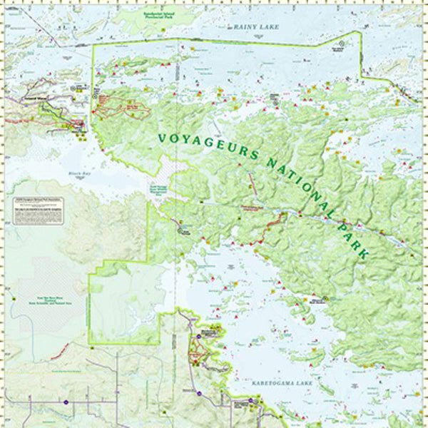 VOYAGEURS NATIONAL PARK WEST Fisher Maps