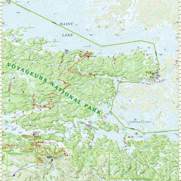 VOYAGEURS NATIONAL PARK CENTRAL Fisher Maps