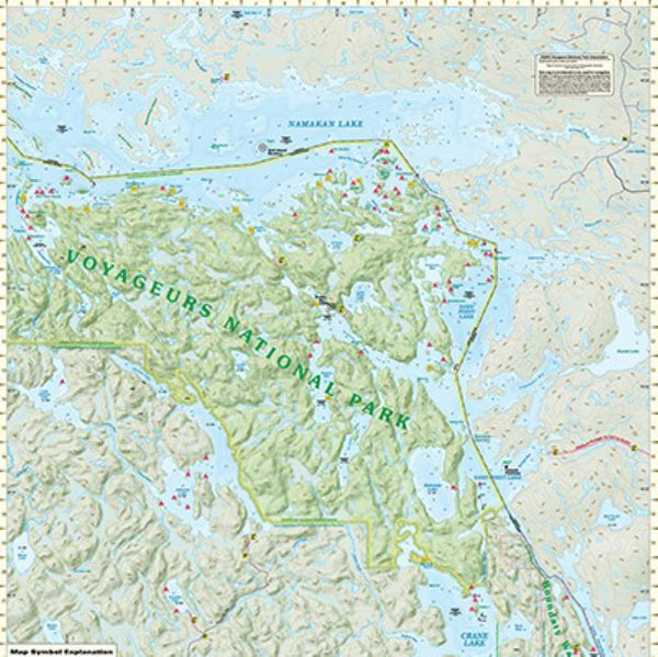 VOYAGEURS NATIONAL PARK EAST Fisher Maps