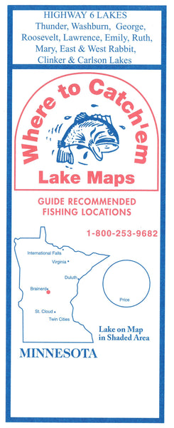 EMILY LAKE Fishing Map Where to Catch'em Maps