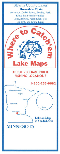 HORSESHOE CHAIN Fishing Map Where to Catch'em Maps