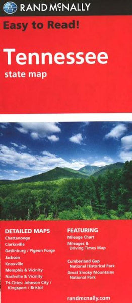Tennessee : state map : easy to read! Rand McNally