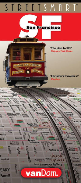 San Francisco, California StreetSmart Ma VanDam Maps