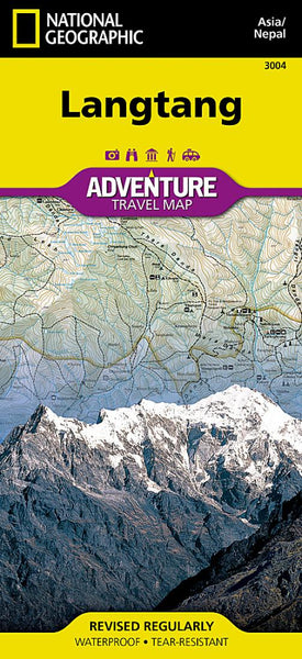 Langtang, Nepal Adventure Map 3004 National Geographic Maps