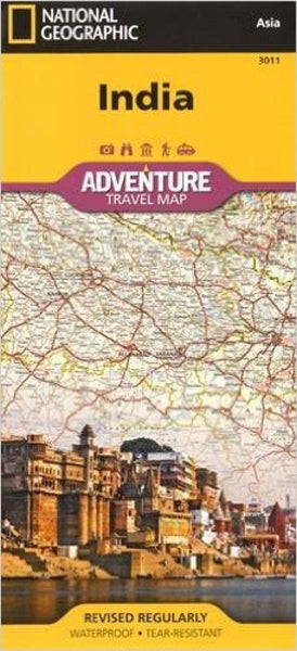 India Adventure Map 3011 National Geographic Maps