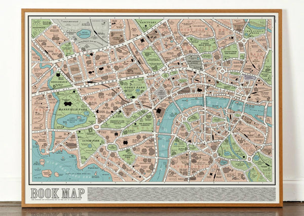 Book Map Original Open Edition Dorothy