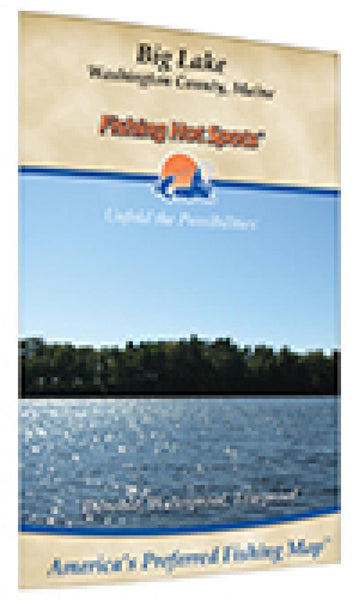 Big Lake Fishing Map Fishing Hot Spots