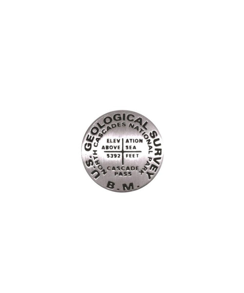 Cascade Pass, North Cascades National Park, Washington lapel pin Geo-Situ