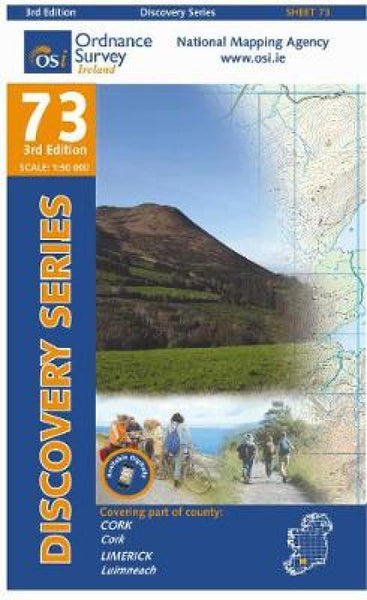 Cork, Limerick, Ireland Discovery Series #73 Ordnance Survey (Ireland)