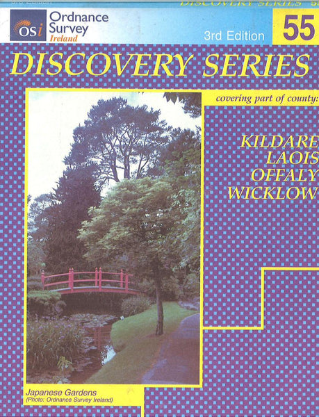 Kildare, Laois, Offaly, Wicklow, Ireland Discovery Series #55 Ordnance Survey (Ireland)
