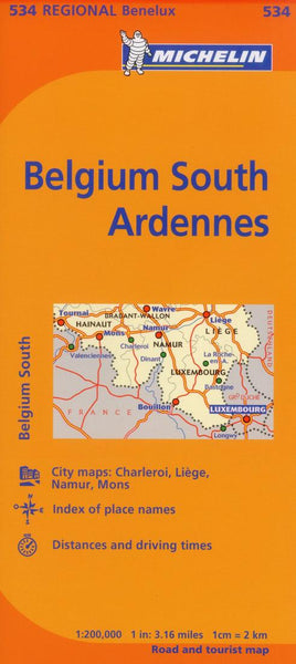 Belgium, South Ardenne (534) Michelin Maps and Guides