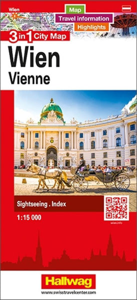 Vienna : 3 in 1 city map = Wien : 3 in 1 city map = Vienne : 3 in 1 city map Hallwag Kummerly Frey AG
