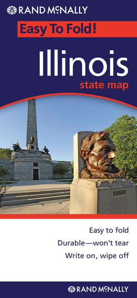 Illinois, Easy to Fold Rand McNally