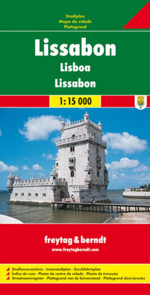 Lisboa City Map Freytag & Berndt