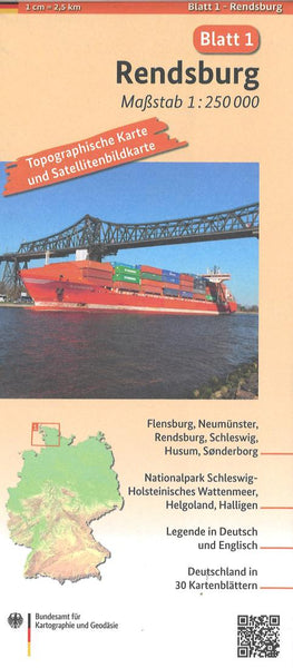 Rendsburg 1:250 000, blatt 1 Bundesamt für Kartographie und Geodäsie