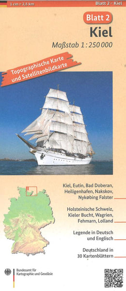 Kiel 1:250 000, blatt 2 Bundesamt für Kartographie und Geodäsie