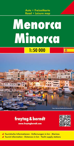 Menorca Road + Leisure Map Freytag & Berndt