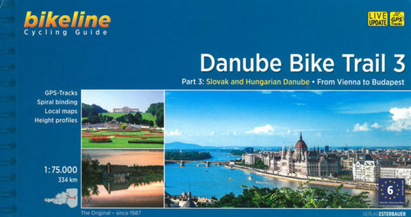 Danube Bike Trail, Part 3, Vienna to Budapest Verlag Esterbauer