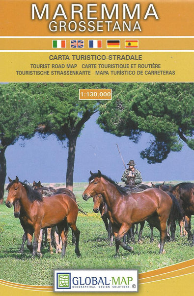 Maremma, Grossetana : carta turistico-stradale 1:130.000 Litografia Artistica Cartografica