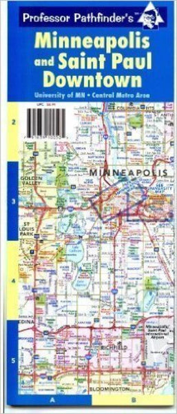 Minneapolis & Saint Paul downtown : University of MN : central metro area Hedberg Maps