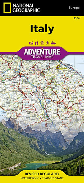 Italy AdventureMap National Geographic Maps