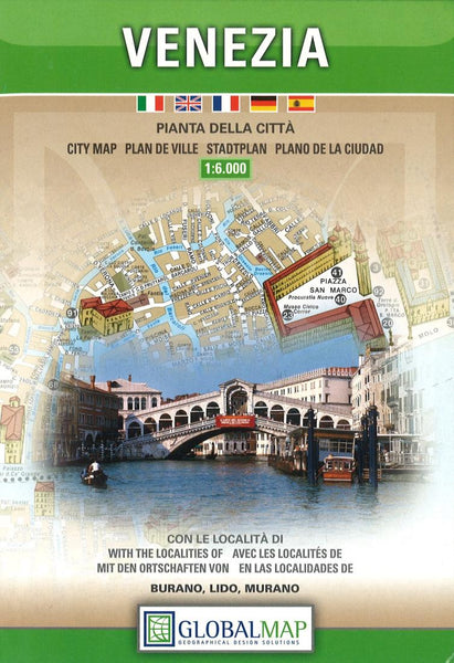 Venezia : pianta della citta Litografia Artistica Cartografica
