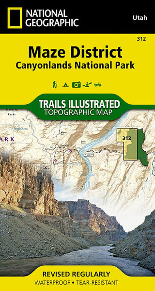 Maze District: Canyonland National Park National Geographic Maps