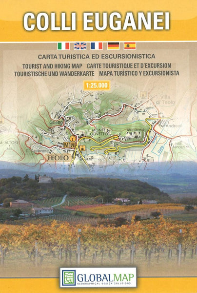 Colli Euganei : carta turistico-stradale ed escursionistica Litografia Artistica Cartografica