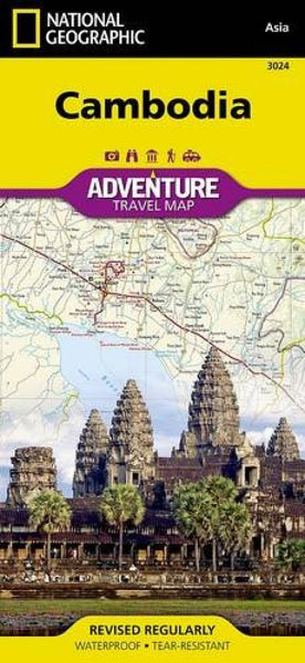 Cambodia, Adventure Map 3024 National Geographic Maps