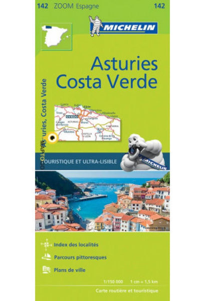 Costa Verde : Spain #142 Michelin Maps and Guides
