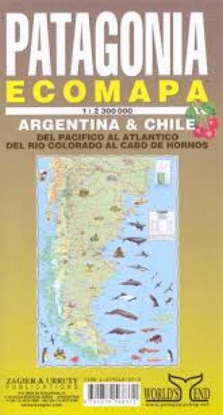 Patagonia : ecomapa : Argentina & Chile Zagier & Urruty