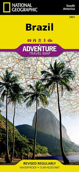 Brazil Adventure Map 3401 National Geographic Maps