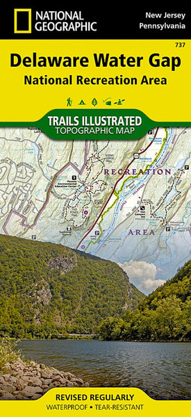 Delaware Water Gap National Recreation Area map National Geographic Maps