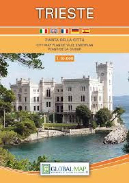 Trieste : pianta della citta 1 : 10,000 = Trieste : city map : 1 : 10,000 Litografia Artistica Cartografica