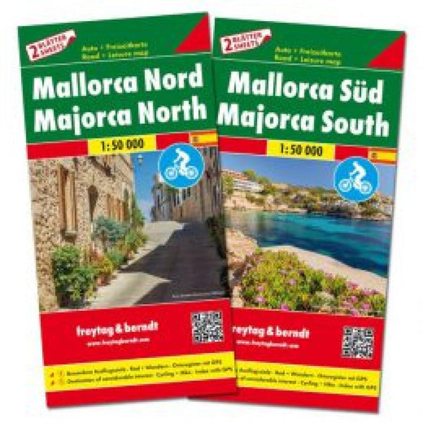 Majorca north, Majorca south : road and leisure map, 1:50 000 = Mallor ...