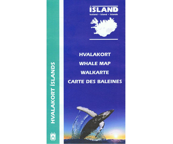 Iceland Whale Map Mál og menning