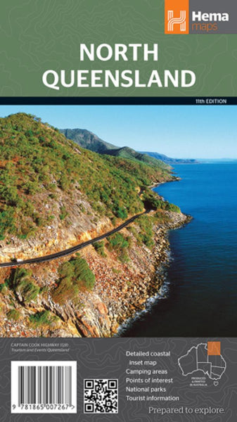 North Queensland Travel Map Hema Maps