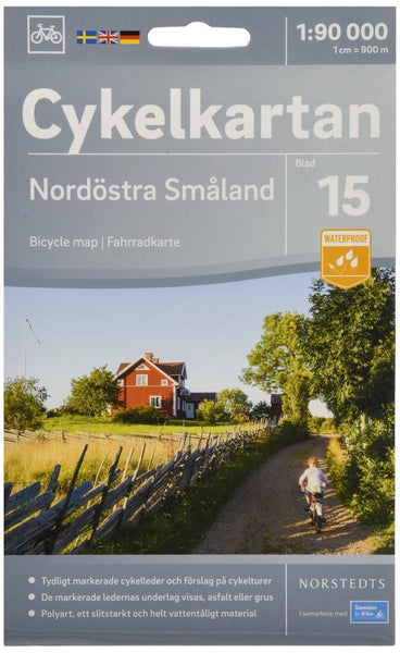 Cykelkartan Blad 15 Nordöstra Småland Norstedts