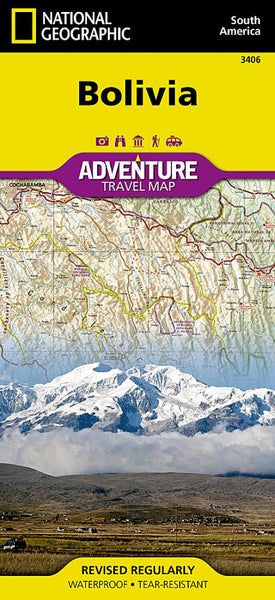 Bolivia Adventure Map 3406 National Geographic Maps