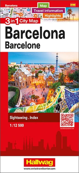 Barcelona : 3 in 1 city map Hallwag Kummerly Frey AG