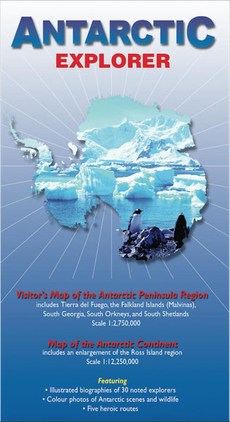 Antarctic Explorer Map Ocean Explorer Maps