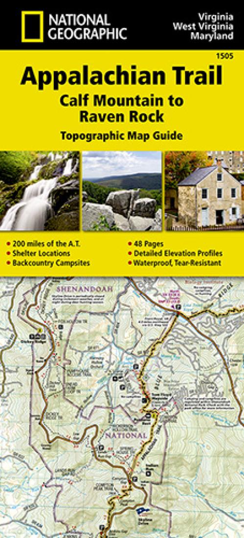 Appalachian Trail : Calf Mountain to Raven Rock : topographic map guid ...