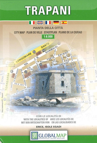 Trapani : pianta della citta Litografia Artistica Cartografica