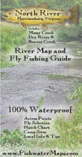 North River VA River Map and Fly Fishing Guide Fishwater Maps