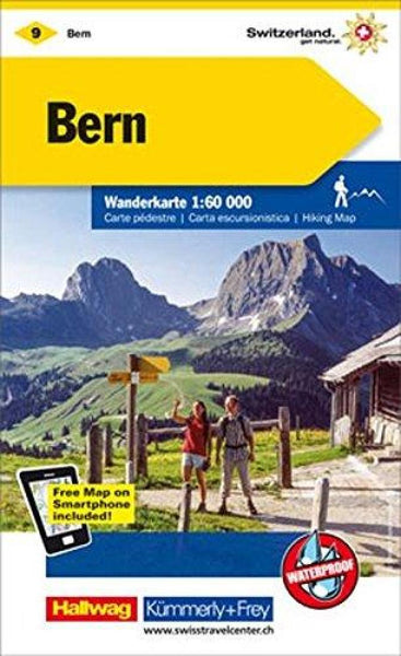 Bern : Switzerland Hiking Map #9 Hallwag Kummerly Frey AG