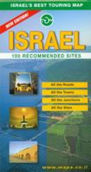 Israel : Israel's Best Touring Map : 100 Recommended Sites Mapa