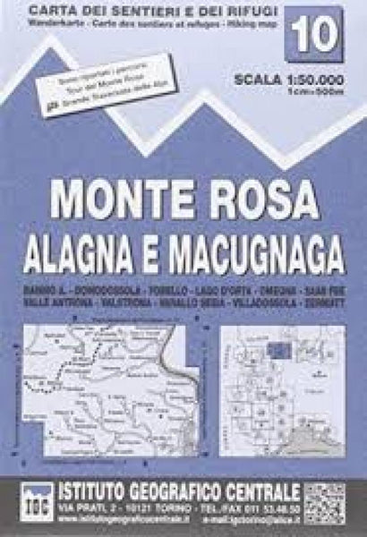 Monte Rosa, Alagna e Macugnaga Istituto Geografico Centrale S.R.L.