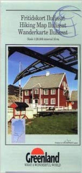 Fritidskort Ilulissat = Hiking Map Ilulissat Greenland Tourism